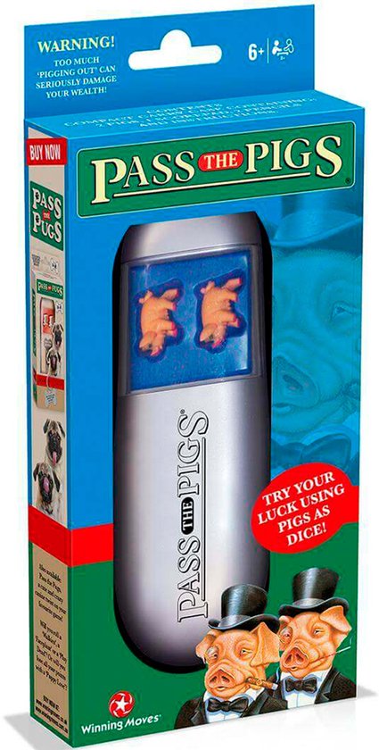 Winning Moves Biggen spel dobbelspel reisspel klassiek.
