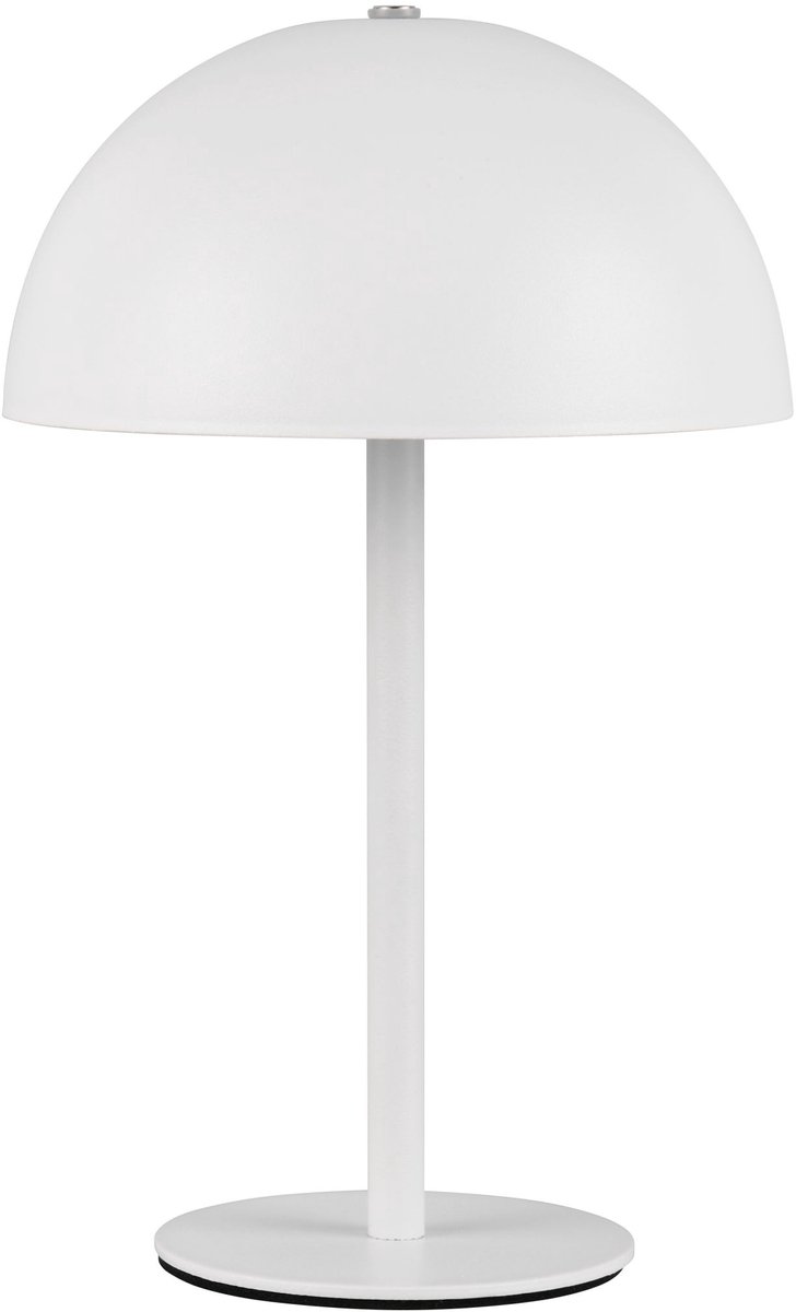 REALITY MUNOZ - Tafellamp - Wit mat - incl. 1x SMD 1,3 W - 4-stappen TOUCH - USB-aansluiting - Oplaadbaar - Snoerloos