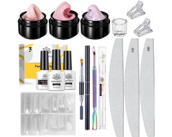 HEMA Born Pretty - Builder gel - Set - -vrij - Buildergel - Builder gel nagels - Builder gel set - Builder gel gel nagels - Gelnagels - Gel nagels - Gel voor nagels - Hard gel - Polygel