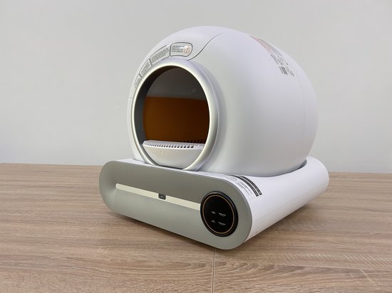 Zelfreinigende Kattenbak XXL - 65L - Automatisch - Electrische Kattenbak - Incl. App - Wit