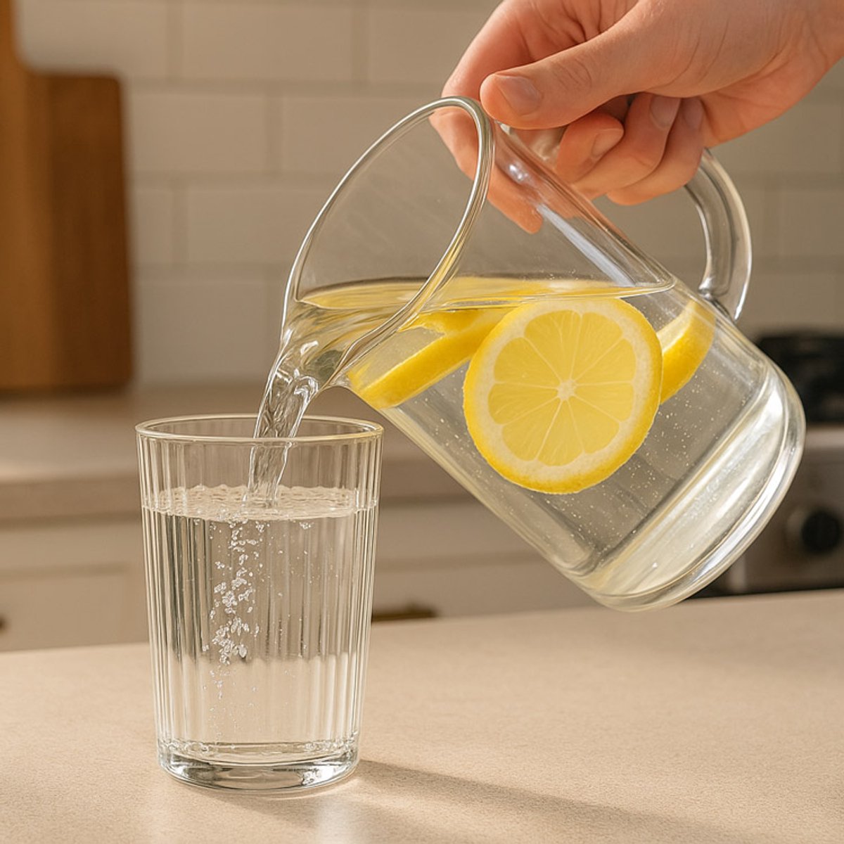 Bormioli Rocco Waterglazen Exclusiva Geribbelde Glazen 500ml 4 Glazen