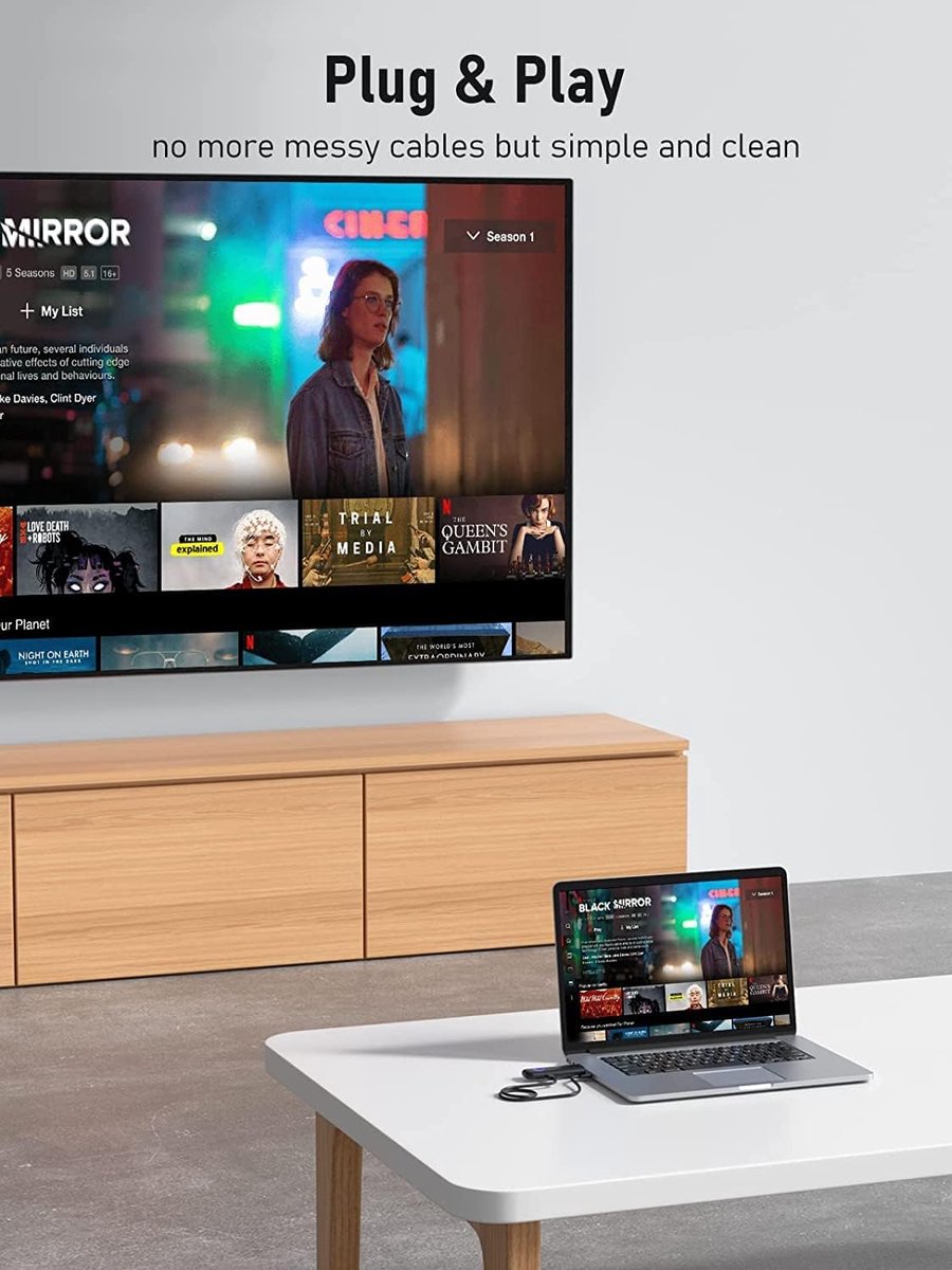 Draadloze HDMI PRO-zender en twee ontvangers, draagbare multi-tv's
