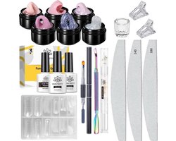 HEMA Born Pretty - Builder gel - Set - -vrij - Buildergel - Builder gel nagels - Builder gel set - Builder gel gel nagels - Gelnagels - Gel nagels - Gel voor nagels - Hard gel - Polygel