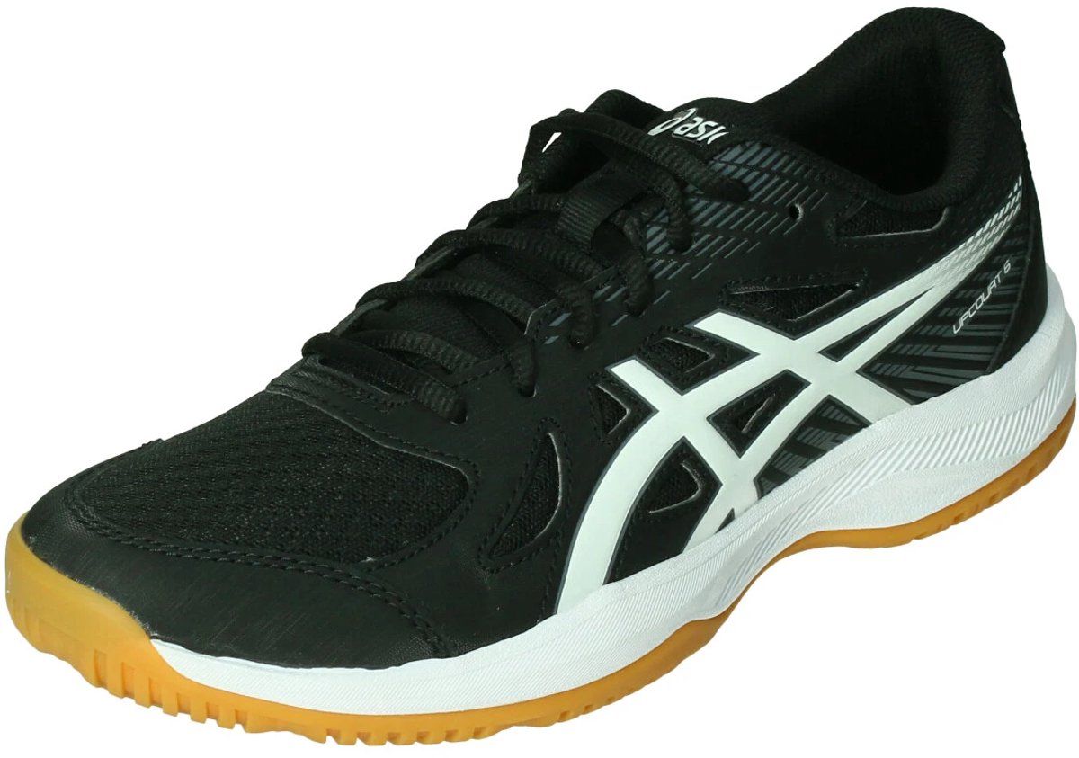 Asics upcourt 6 in de kleur . Zwart