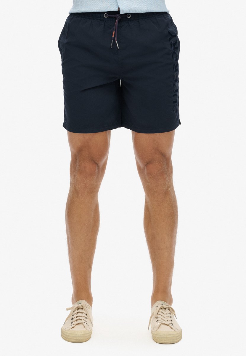 Superdry Premium Embroidered 17 Zwemshort Heren Blauw