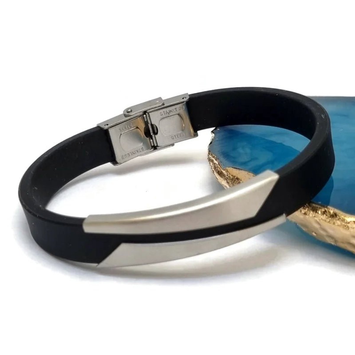 Aramat Jewels | Armbanden | Moderne Rubberen Armband 21cm | | | |10mm | Silicone | Volwassenen | Verkleurd niet