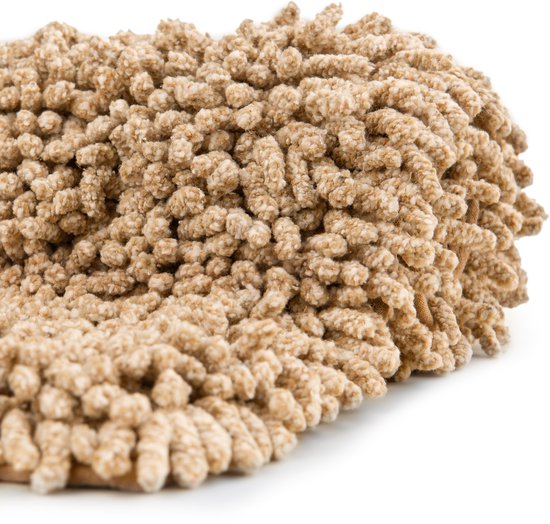 Badmat Zohome Filo - Tapis de bain - Tapis antidérapant - 60x100 - Beige