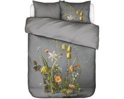 Essenza Ficaria Dekbedovertrek Grijs - Lits-Jumeaux XL – 260x200/220 cm