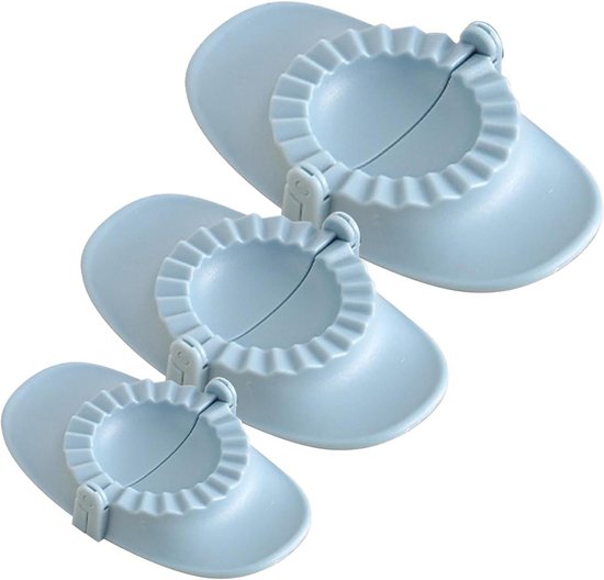 Plastic dumplingvormen - Set van 3 - Multifunctionele raviolivormen voor het maken van dumplings, potstickers en taartverpakkingen