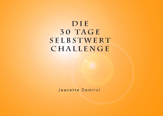 30 Tage Selbstwert - Challenge - cover