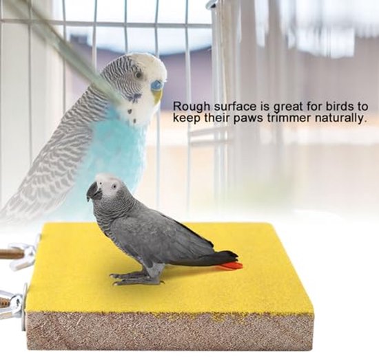 Papegaai Baars Calcium Kauwspeelgoed Hamster Slijpen Steen Klimmen