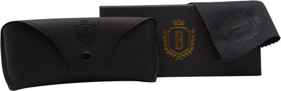 Bèlfort Montclair Zonnebril Wintersport - Heren - Ovaal - Gepolariseerd UV400 - Randloos Klassiek Design - Zwart/Goudkleurig - Normale Pasvorm - Vierkant / Ovaal Gezicht - Inclusief Luxe Opberg Case van Merkloos — afbeelding 5