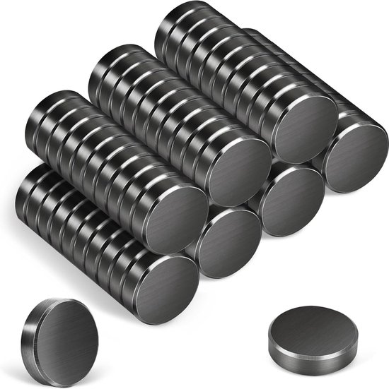 Neodymium Power-magneten, 10 stuks, zilverkleurig, 10 x 10 x 10 mm, extra sterke kubusmagneet, hechtkracht ca. 5,7 kg, magneten voor whiteboard, prikbord, magneetbord, werkplaats