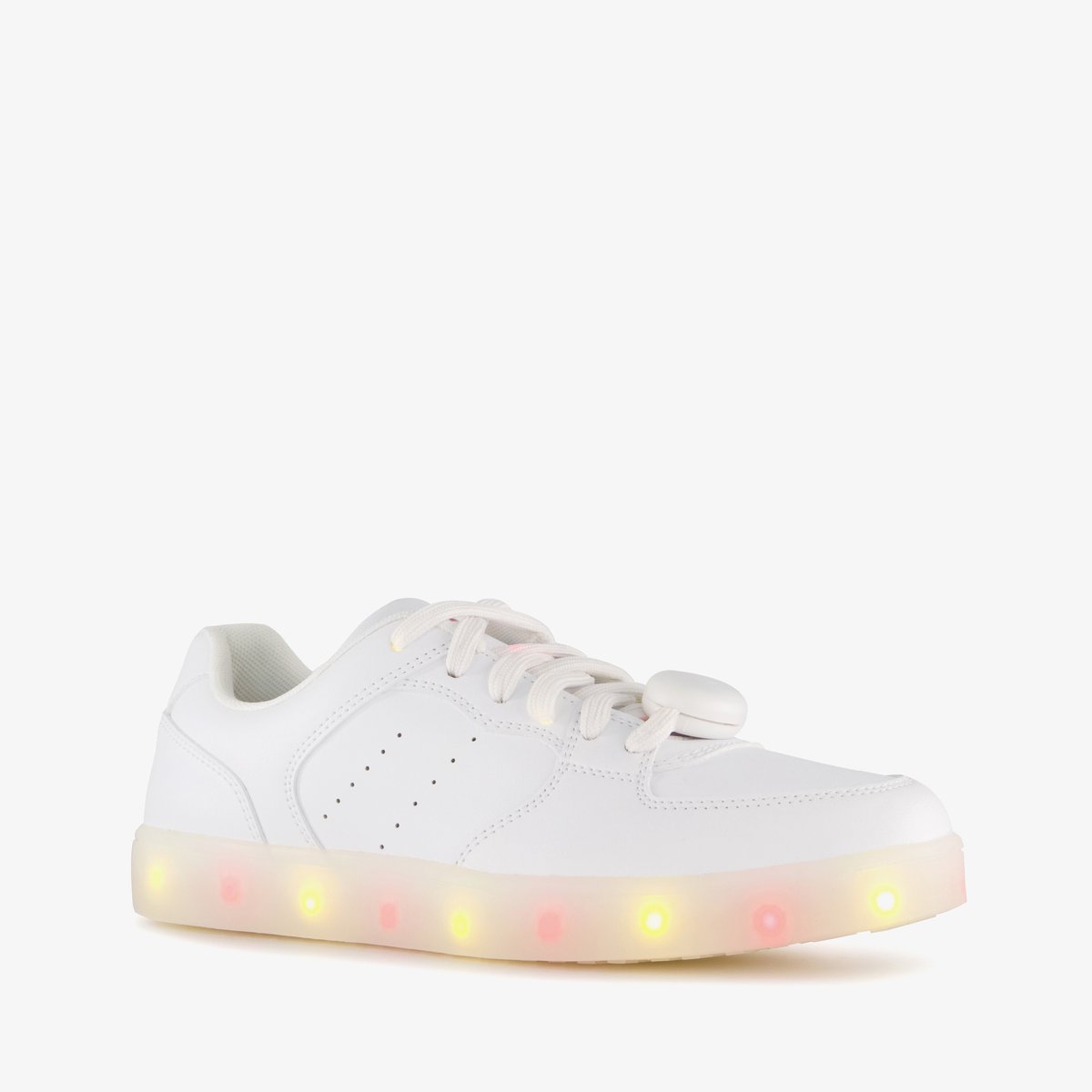 Scapino unisex sneakers wit met lichtjes - Maat 44 - Uitneembare zool