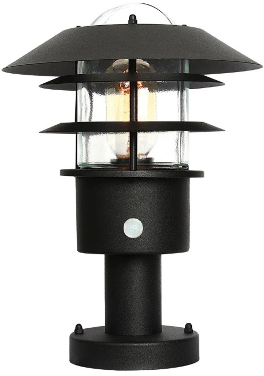 Elstead Lighting Mini LED Tuin Pilaar Helsingor | 1X E27 Max 60W | IP44 (Outdoor) | Black