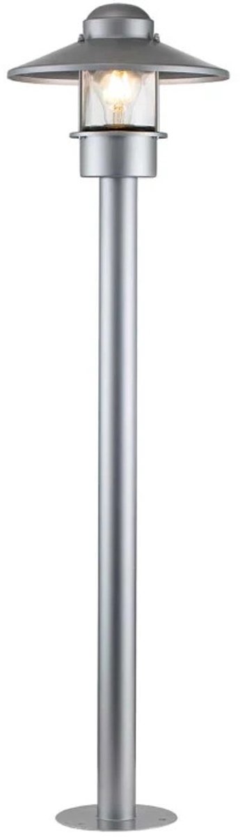 Elstead Lighting Mini LED Tuin Pilaar Klampenborg | 1X E27 Max 60W | IP44 (Outdoor) | Silver