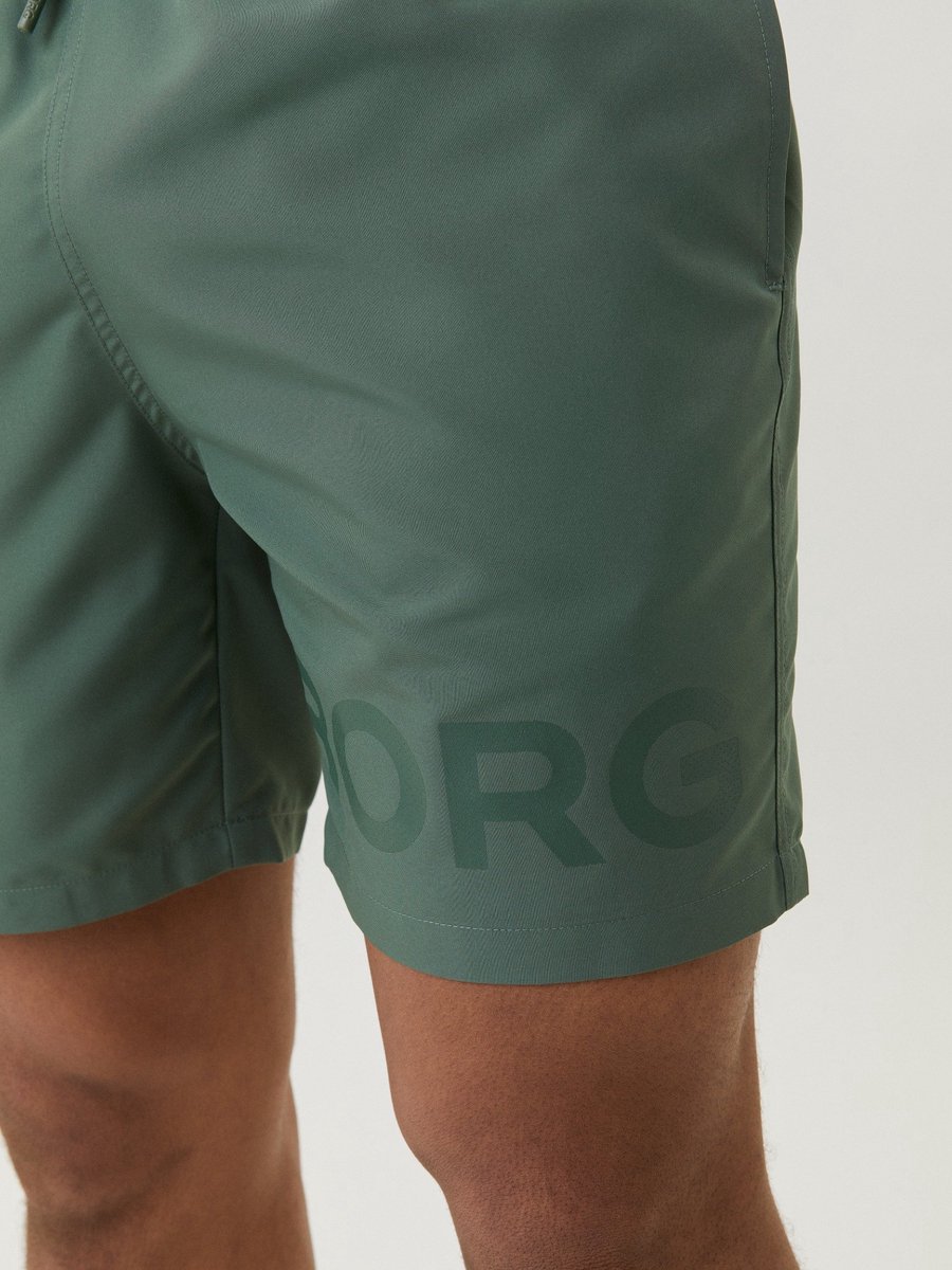 Björn Borg Zwembroek Heren - Zwemshort Mannen - Groen - Recycled Polyester — afbeelding 4