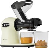 KitchenBrothers Slowjuicer XL - Sapcentrifuge - Juicer - BPA-vrij - Groenten en Fruitpers - 43 mm en 70 mm invoer - 500 ml - Champagne