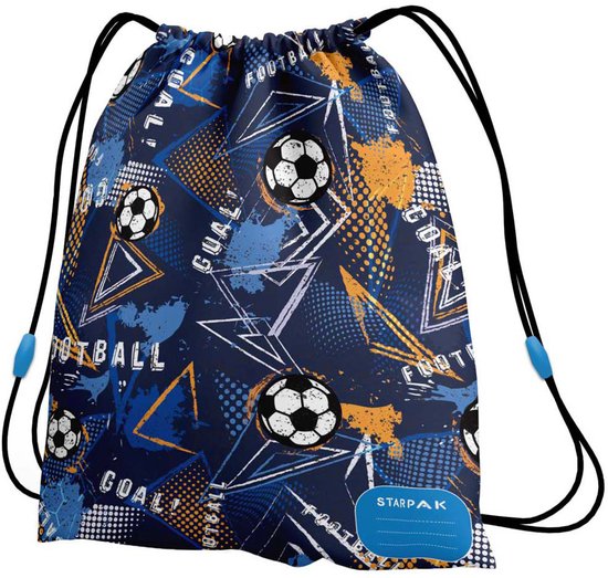 Gymtas Voetbal Blauw