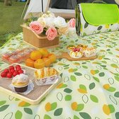 picknickkleed 200x200cm waterdicht-picknickkleed-Opvouwbaar picknickkleed - waterdicht picknickkleed met handvat-Geschikt voor reizen, picknicks, kamperen, parken, stranden