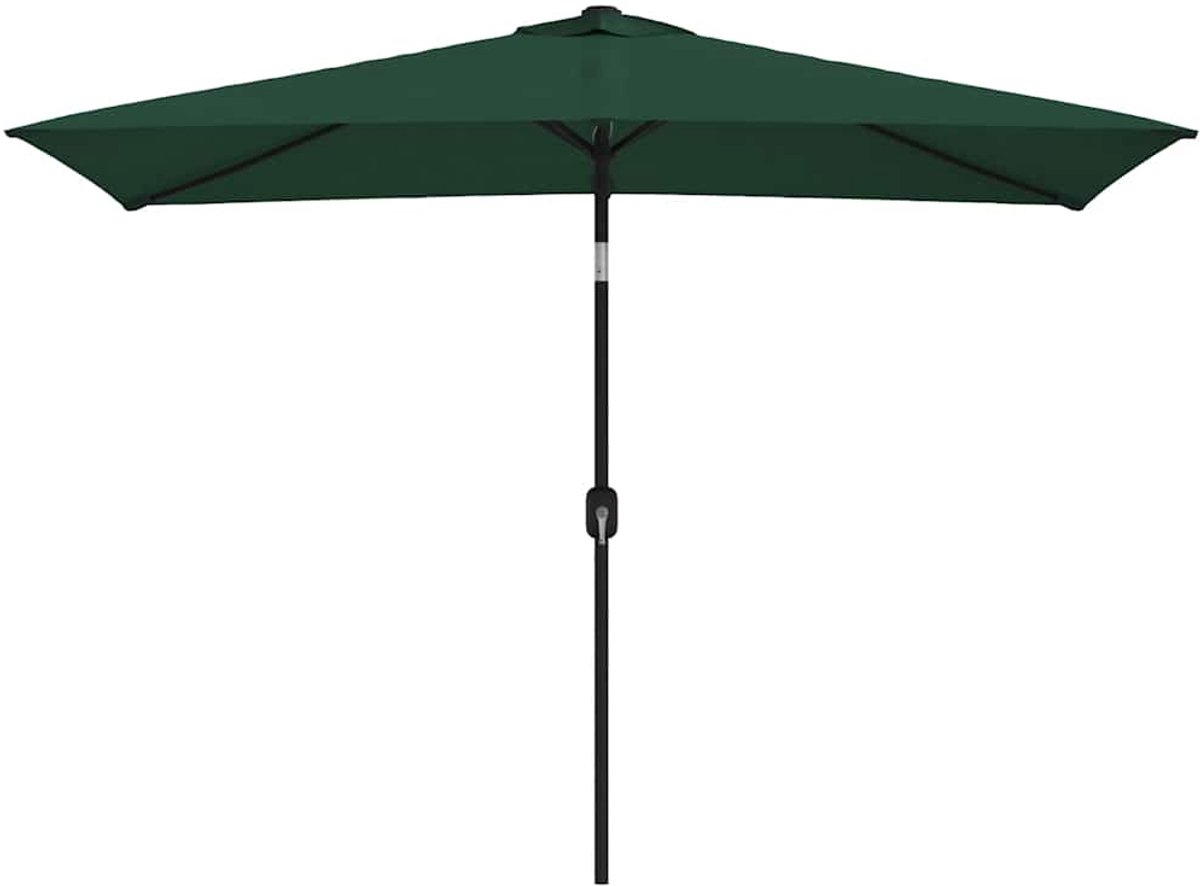 vidaXL - Parasol - rechthoekig - 200x300 - cm - groen
