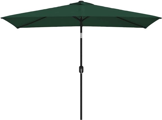 vidaXL - Parasol - rechthoekig - 200x300 - cm - groen