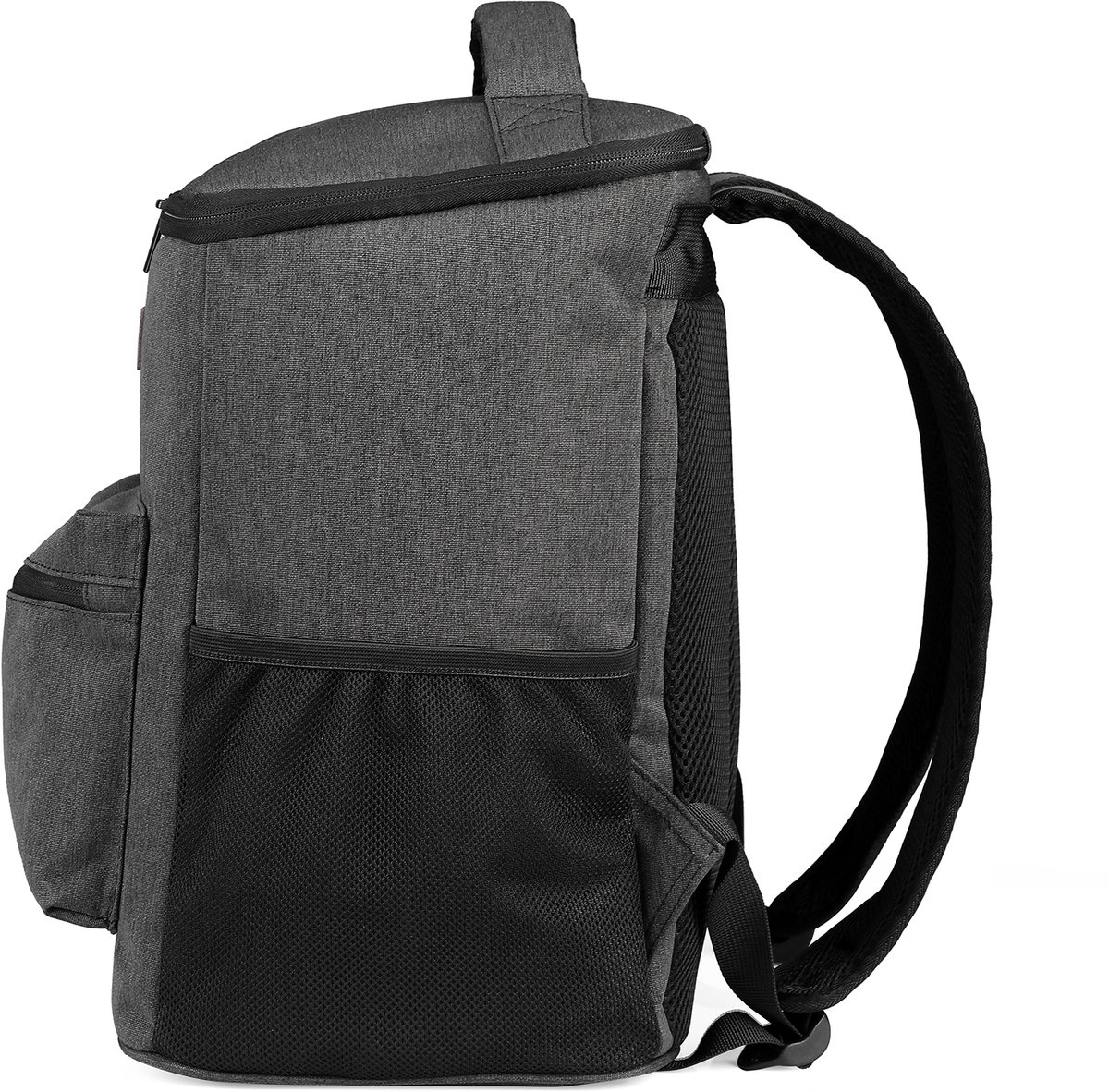 Packaway Koeltas Rugzak 25L - Incl. 2 gratis koelelementen - Incl. gratis flessenopener - Waterafstotend - Anti diefstal vak - 4 Laags geïsoleerd - Grijs — cadeau in Sport & Outdoor - foto 3