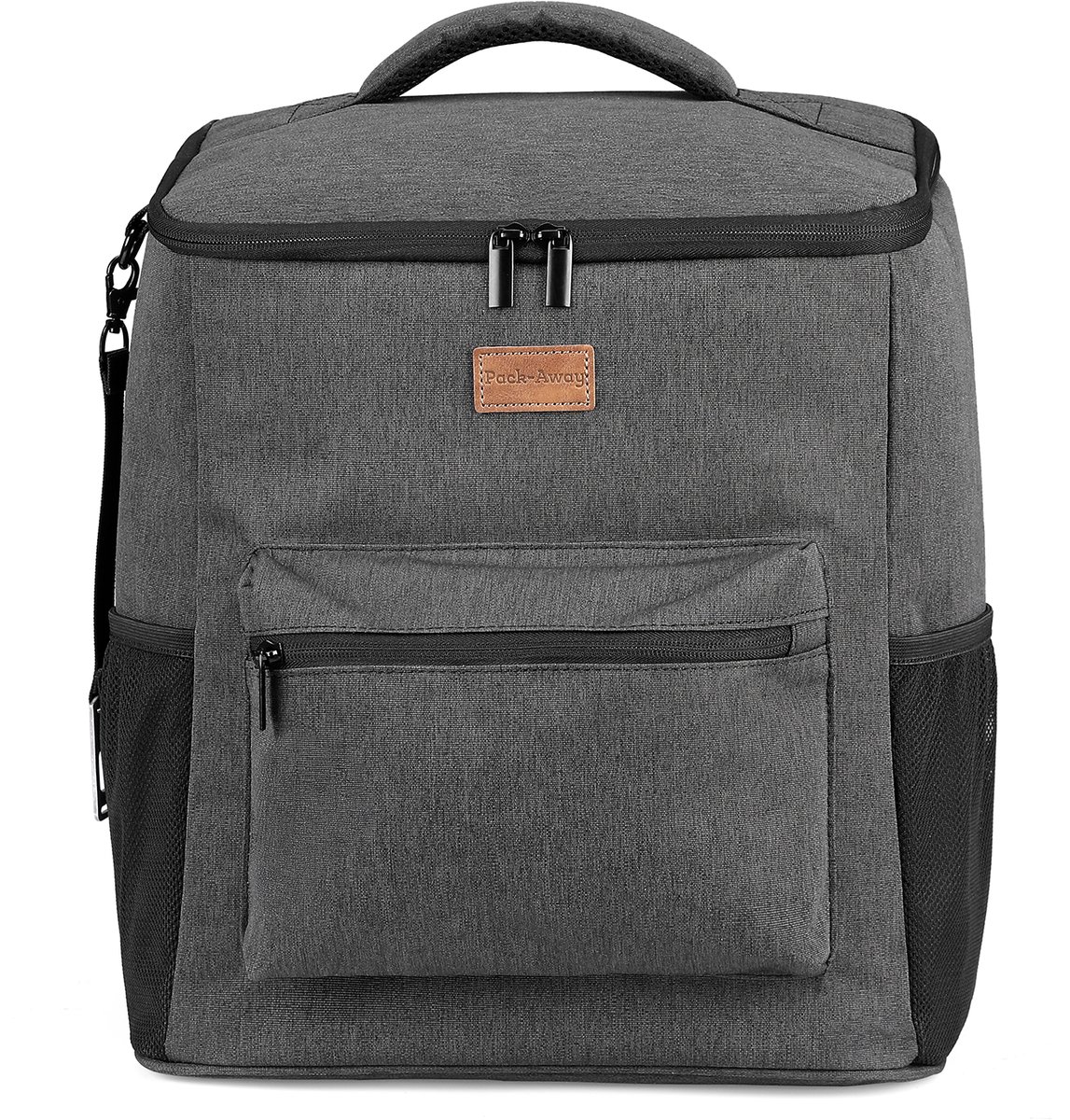 Packaway Koeltas Rugzak 25L - Incl. 2 gratis koelelementen - Incl. gratis flessenopener - Waterafstotend - Anti diefstal vak - 4 Laags geïsoleerd - Grijs — cadeau in Sport & Outdoor - foto 8