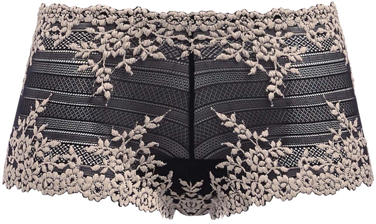 Wacoal EMBRACE LACE- Dames Short- BLACK- Maat L