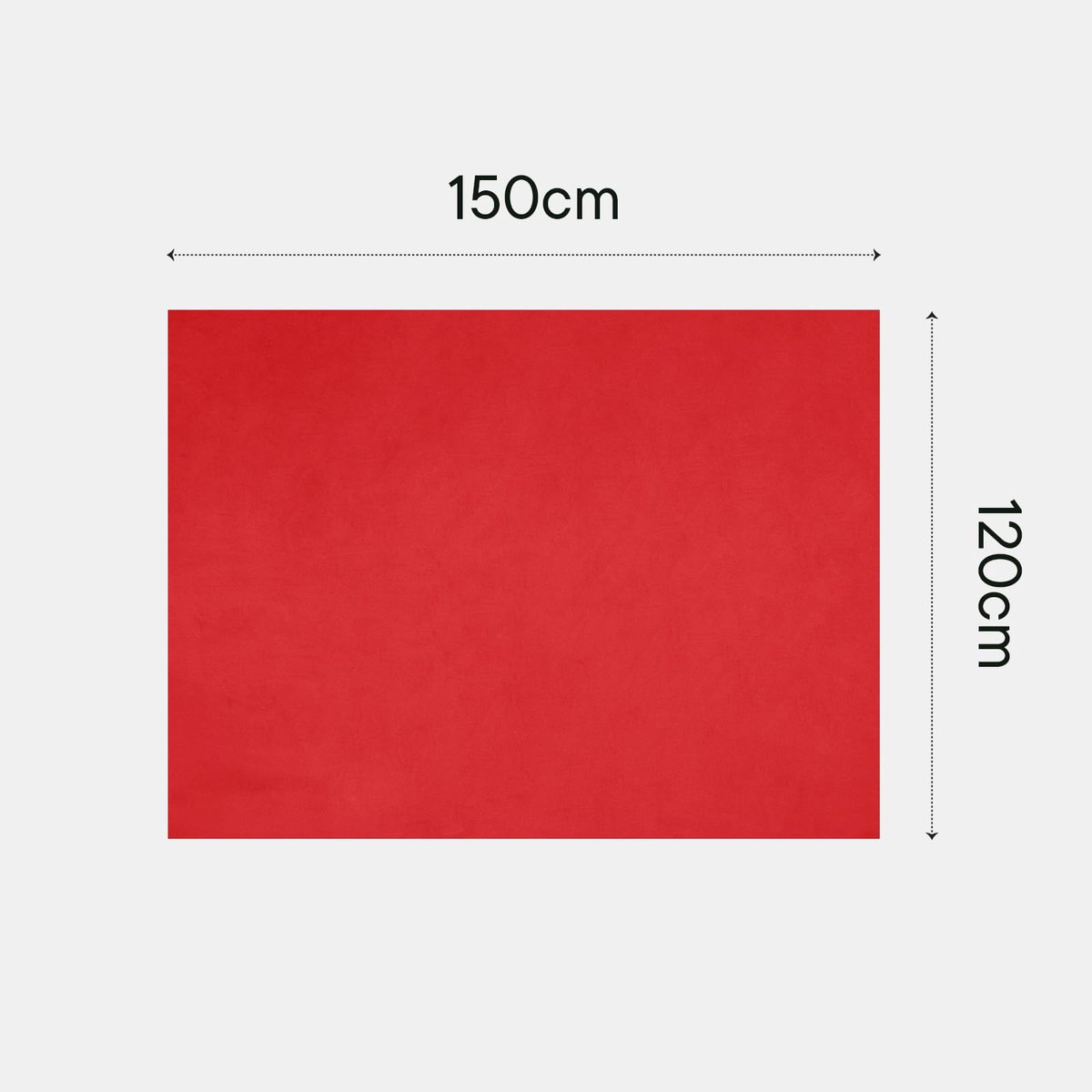Ibenzoa Grote, Zachte Dekken van Polyester Fleece - Perfect voor Banken en Bedden rood