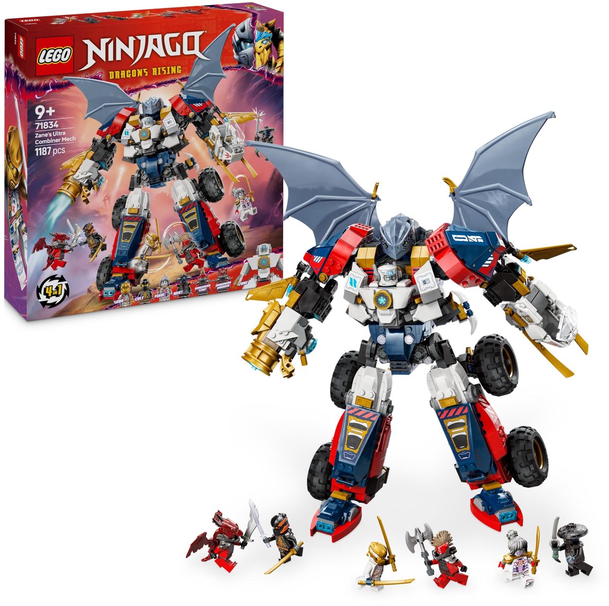 LEGO NINJAGO Zane's ultra-combomecha 4-in-1 - 71834 — afbeelding 15