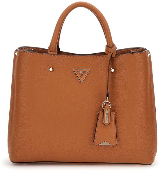 Guess MERIDIAN GIRLFRIEND SATCHEL - Handtas - coal logo/donkergrijs