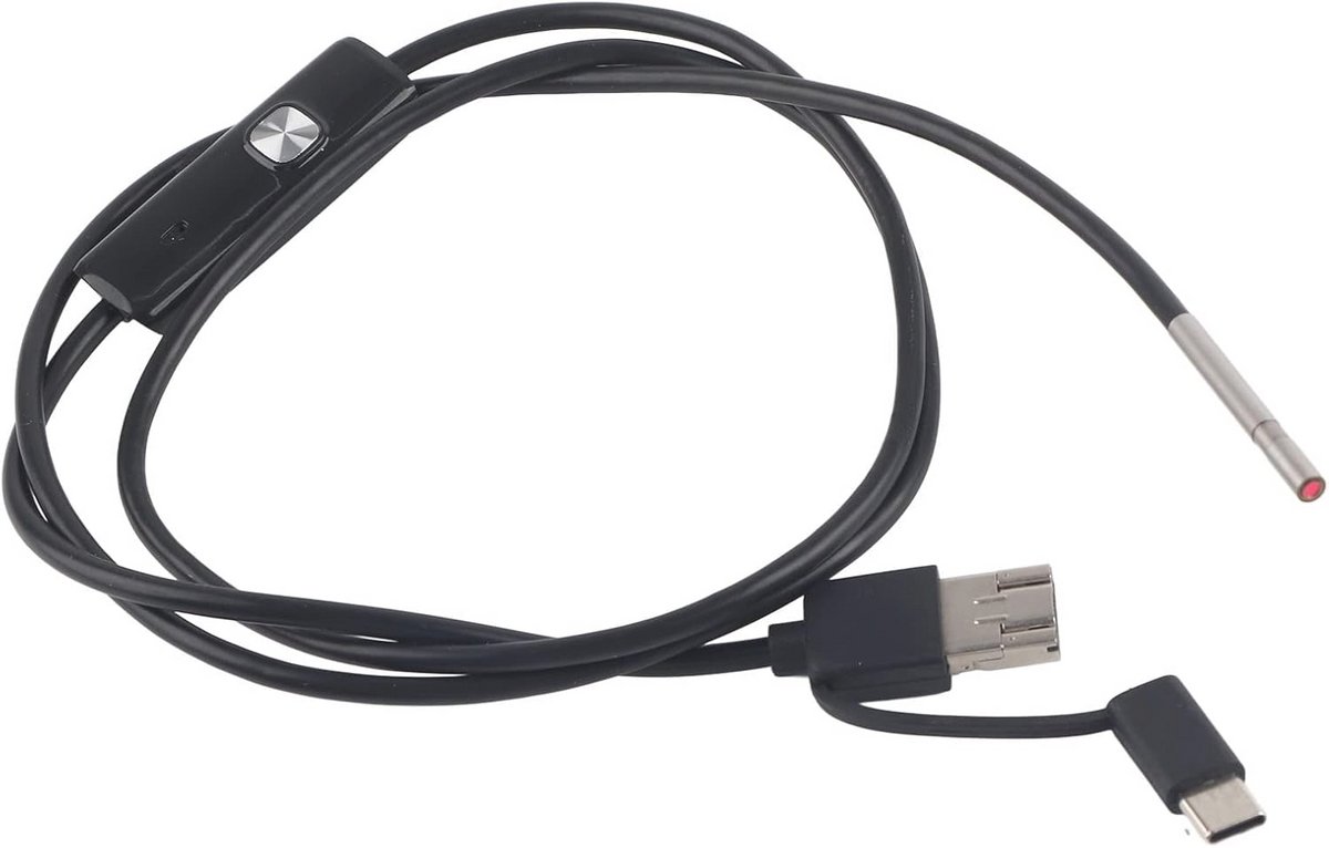 3-in-1 Endoscoop Camera voor Mobiele Telefoons - HD Waterdichte Inspectie Camera