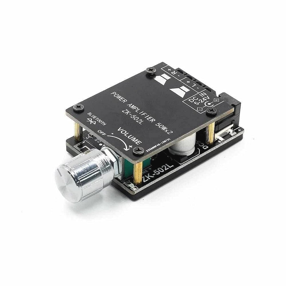 Mini Digitale Power Amplifier 2x50W Bluetooth 5.0 met Regelbaar Volume