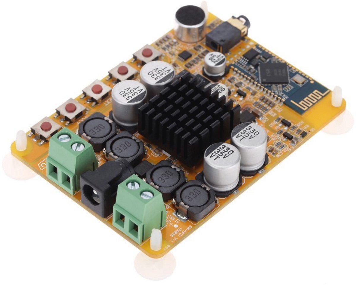 Draadloze Bluetooth 4.0 Powerversterker 2x50W Stereo Audio-ontvanger Module