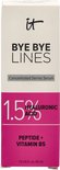 Doosje van 'it BYE BYE LINES' Concentrated Derma Serum. Bevat 1,5% hyaluronzuur, peptide + vitamine B5.