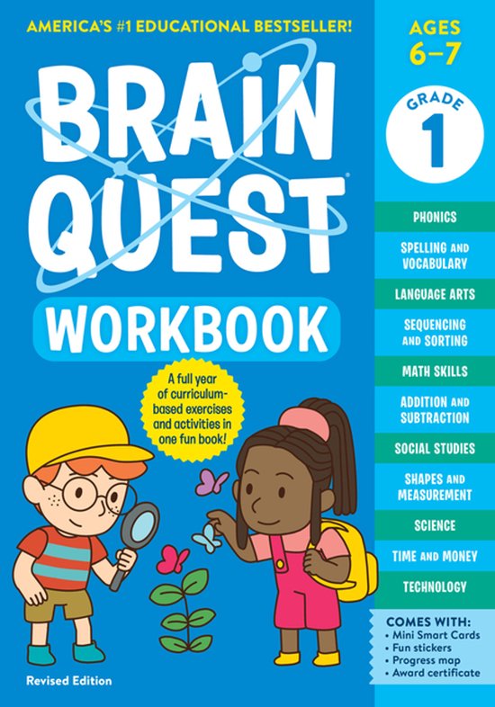 Brain Quest Workbook: 1st Grade (Revised Edition) - cover