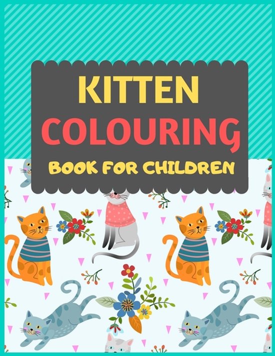 Kitten Colouring Book For Children