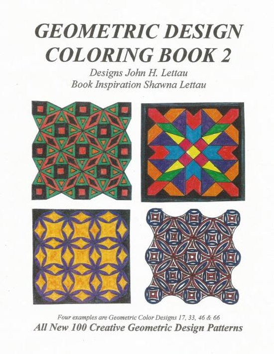 Geometric Design Coloring Book 2 - cover