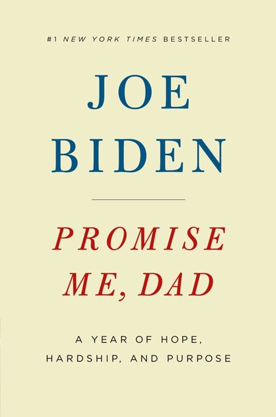 Boek "Promise Me, Dad" van Joe Biden, #1 New York Times bestseller.