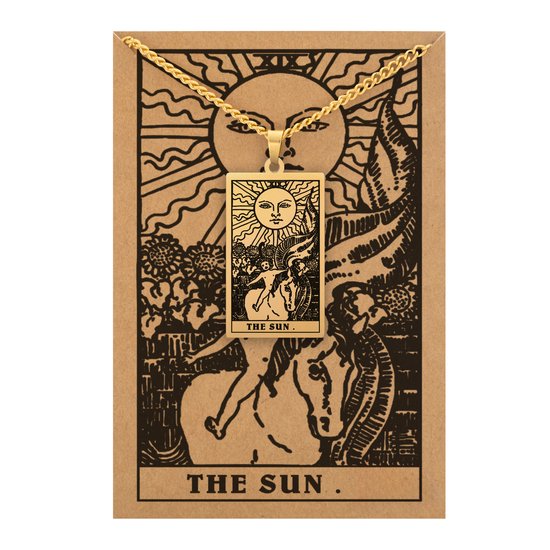 Tarot Ketting De Zon: Goudkleurig en Bijkomstig