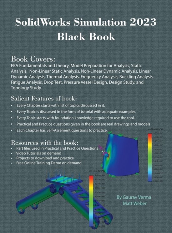 SolidWorks Simulation 2023 Black Book - cover