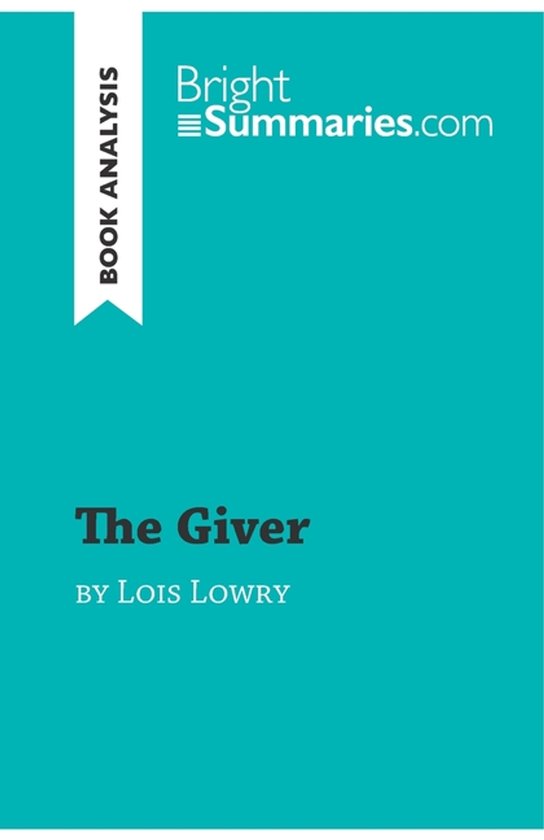 The Giver by Lois Lowry (Book Analysis) - cover