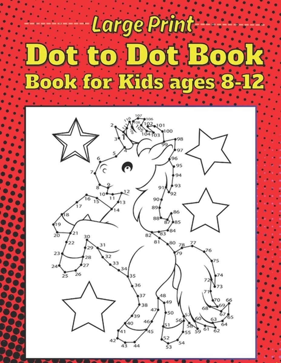 Large Print Dot To Dot Book For Kids Ages 8-12 van Curious Art Room