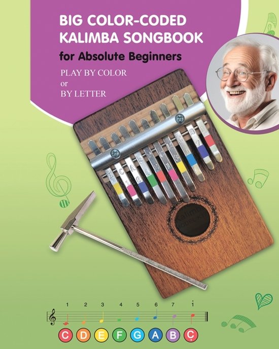 Big Color-Coded Kalimba Songbook for Absolute Beginners - cover