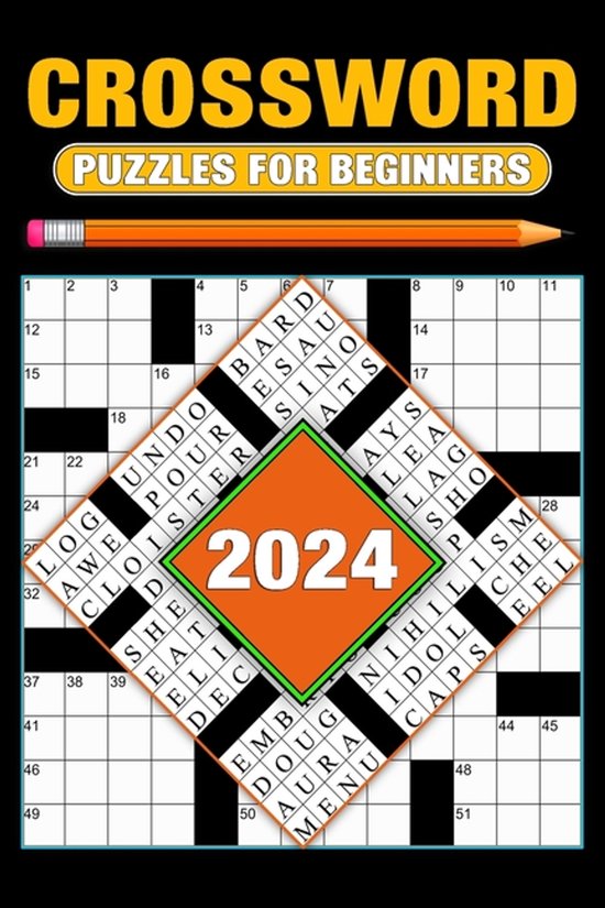 2024 Crossword Puzzles For Beginners - cover