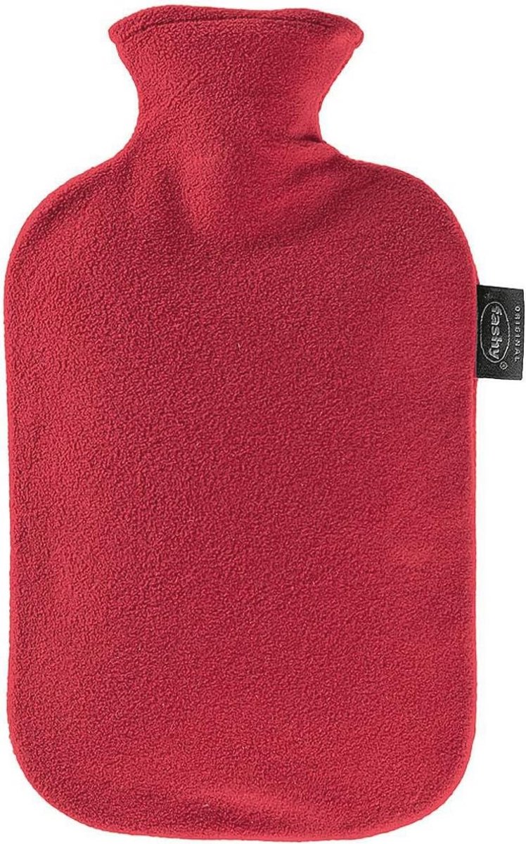 Warme Kruik met Fleece Overtrek - 2 Liter