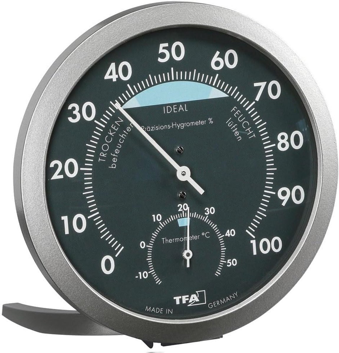 Analoge thermo-hygrometer voor temperatuur- en luchtvochtigheidsmeting - Verbeter je binnenklimaat