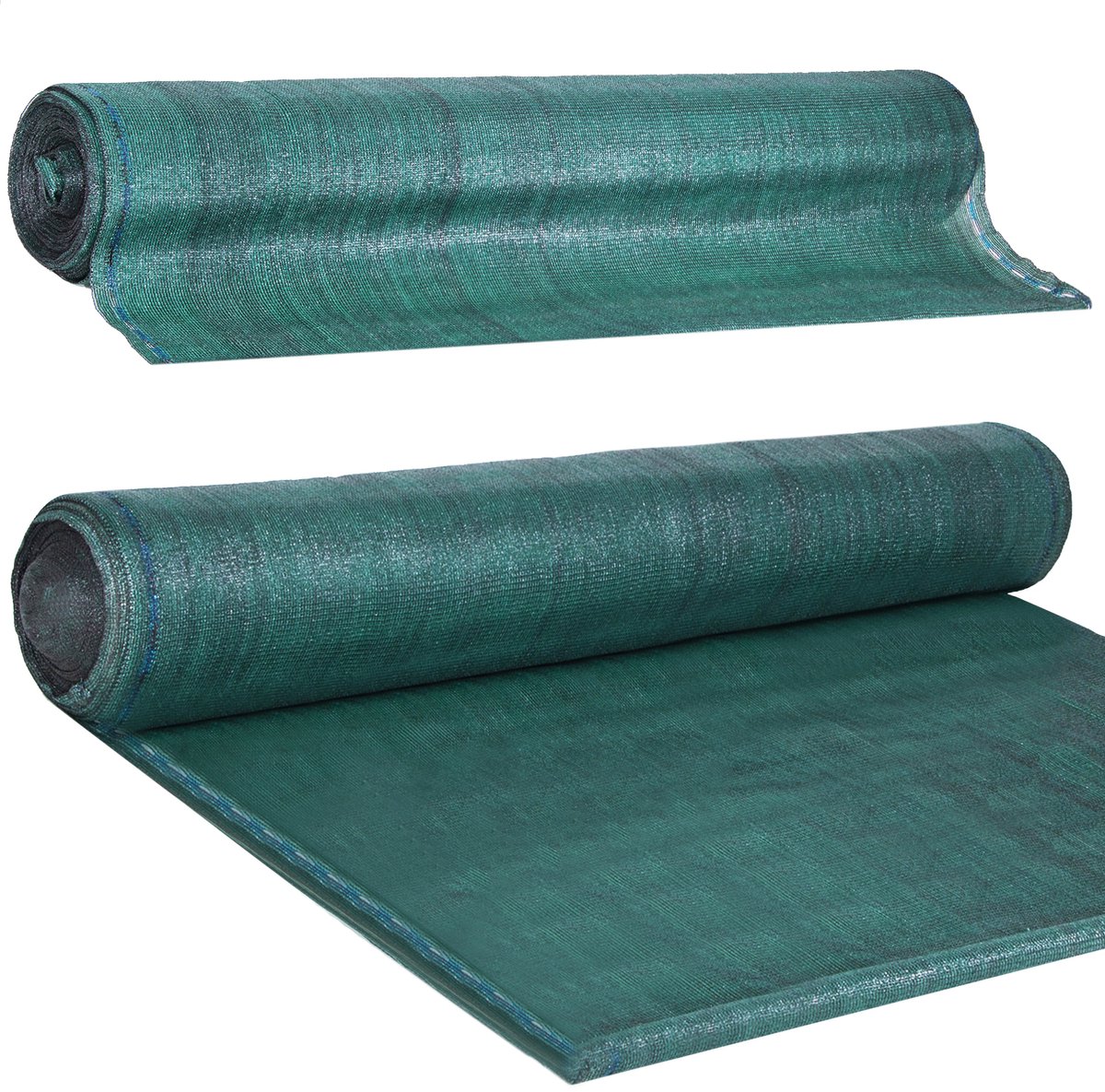 Springos Zichtbreeknet | Zichtdoek | Privacynet | Schaduwdoek | Rol 1,5 x 10 m | 90 % Schaduw | 140g/m² | Groen