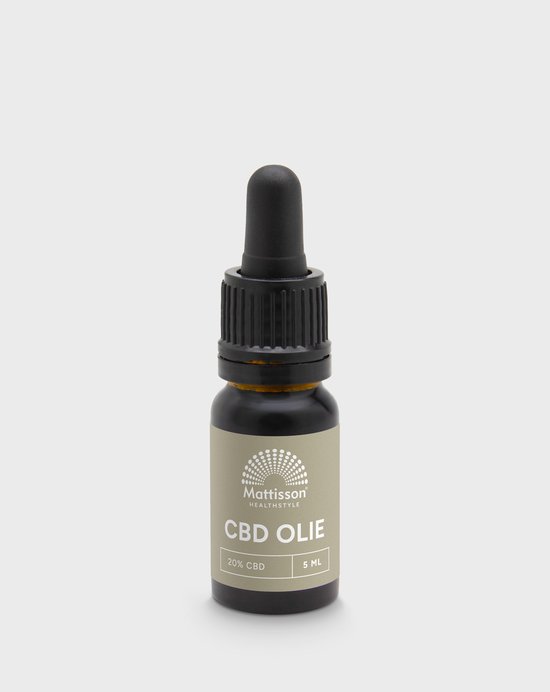 Mattisson - CBD Olie 20% - Cannabidiol (CBD) - In Nederland Gekweekt - Supplement - 5 ml